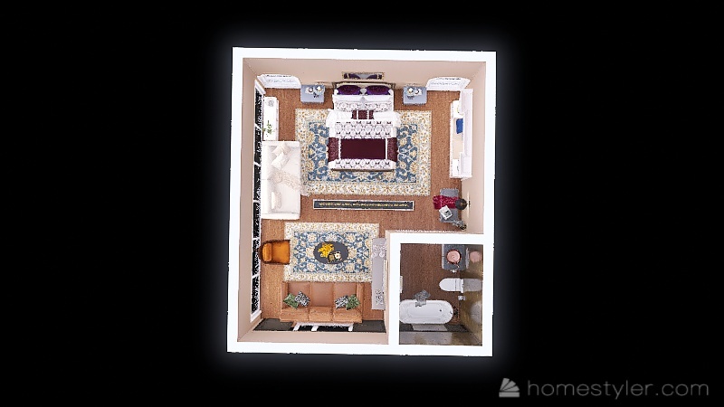 #AmericanRoomContest ~ bedroom and bathroom 3d design picture 45.18