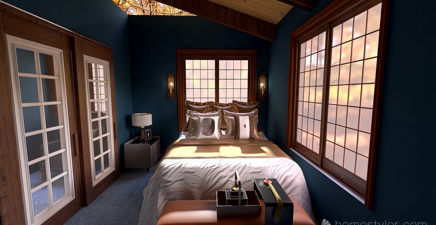 Bedroom 3d design renderings