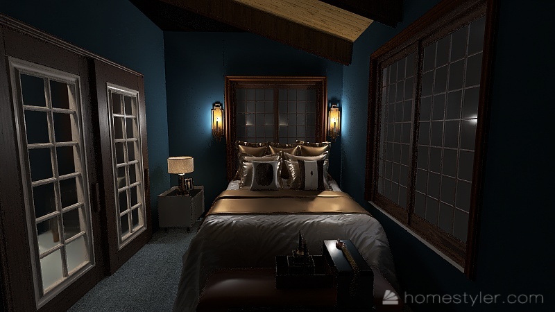 Bedroom 3d design renderings