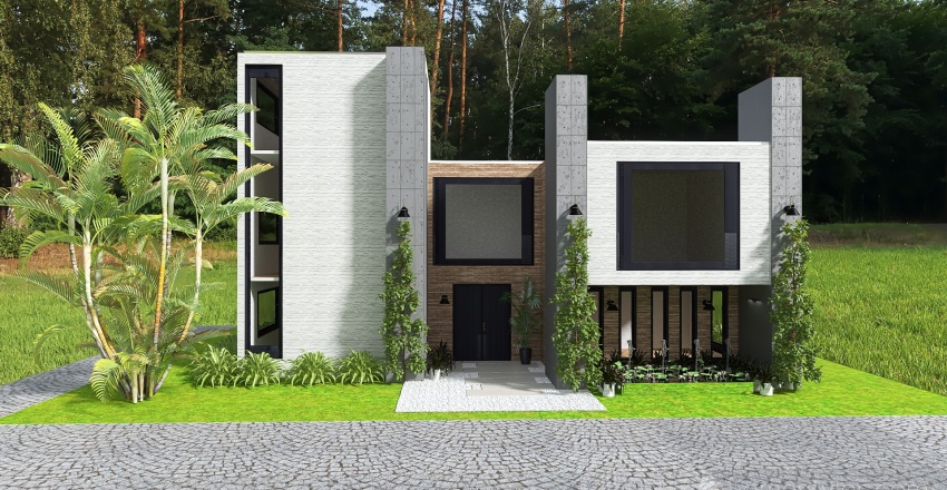 Modern exteriordesign 3d design renderings