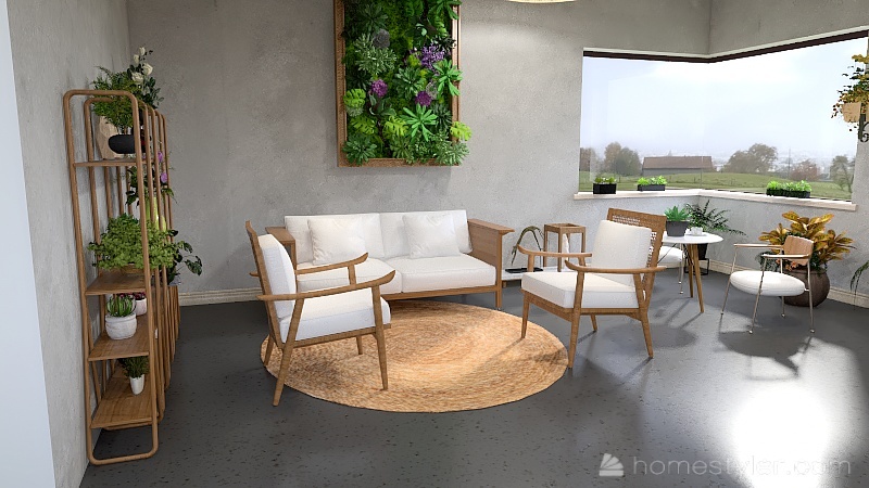 #AmericanRoomContest floricultura 3d design renderings
