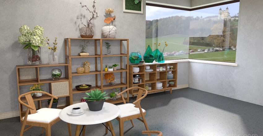 #AmericanRoomContest floricultura 3d design renderings