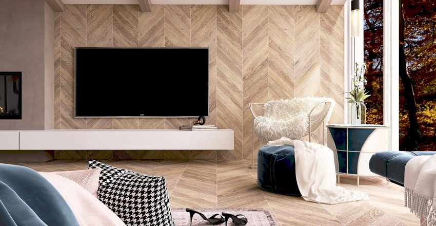 #AmericanRoomContest_COLOR CONTRAST 3d design renderings