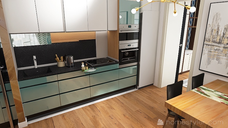 кухня 3300-v3-1 Dasha3 3d design renderings