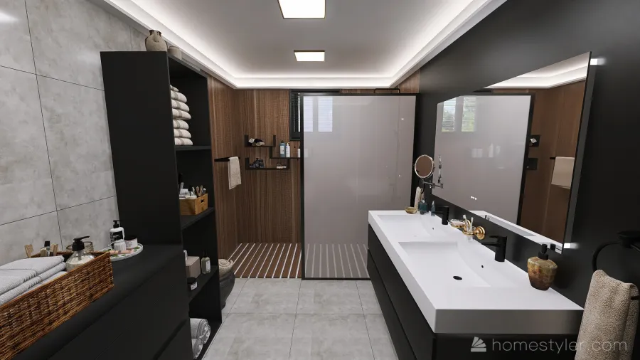Kupatilo 3d design renderings
