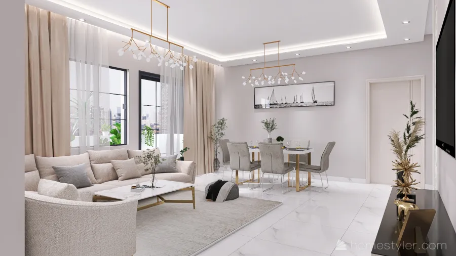 Mr. Sultan - Livingroom 3d design renderings