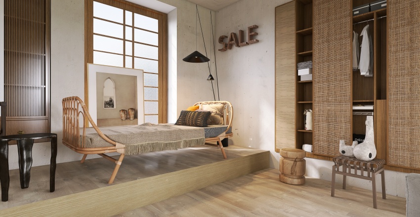#StoreContest - Japandi Store 3d design renderings