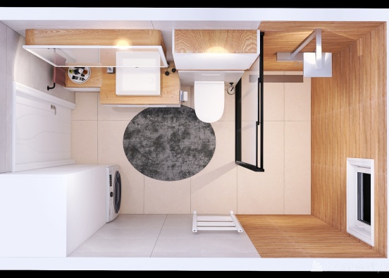 Škratulja kupaonica NOVO Design Rendering
