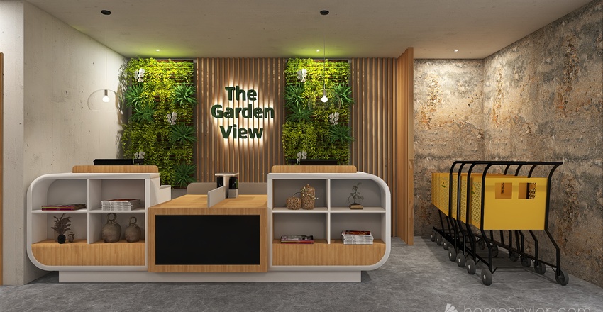 #StoreContest The Garden View 3d design renderings