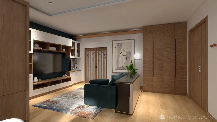 Cozy house 3d design renderings