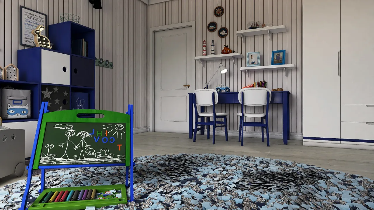 KidsRoom 3d design renderings