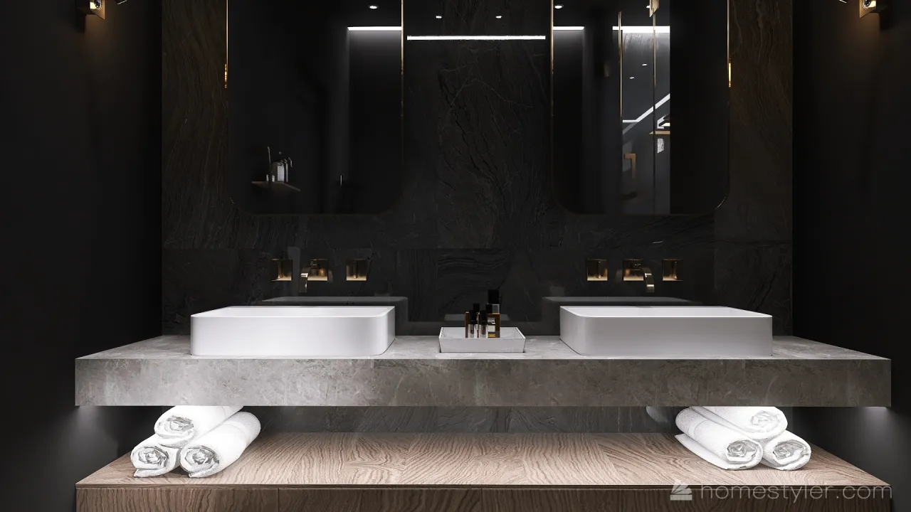 Bathroom 3d design renderings