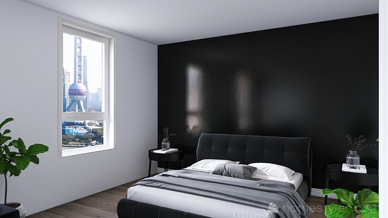 bedroom #2 3d design renderings