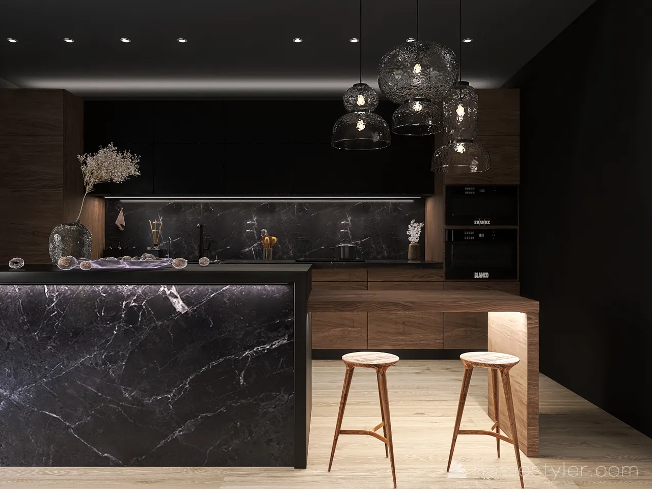 Kitchen 3d design renderings