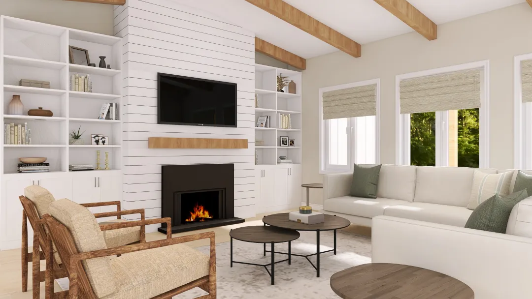 White - New Furniture 3d design renderings