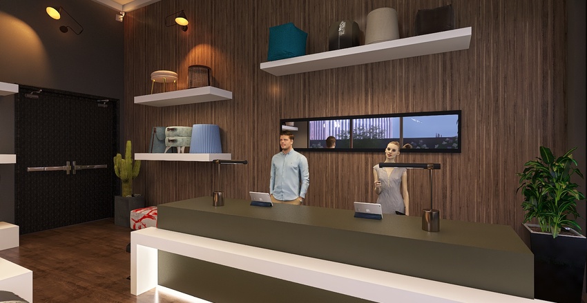 #StoreContest stool store 3d design renderings