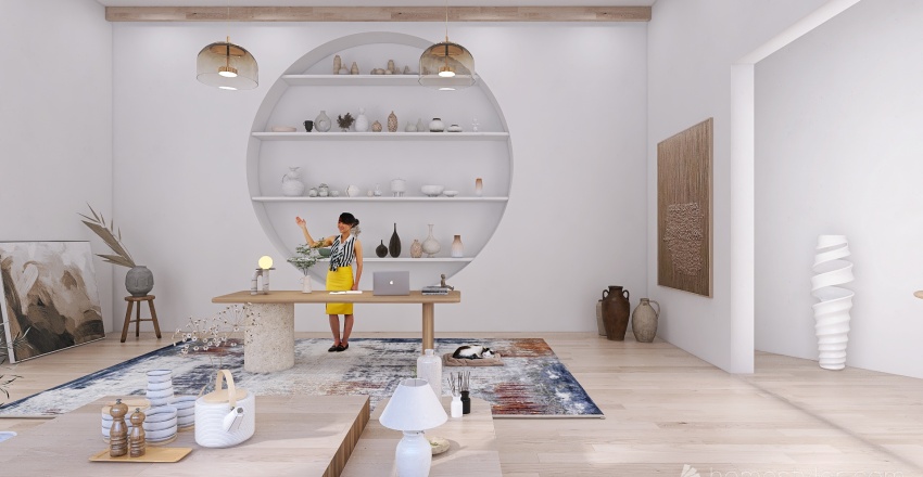 #StoreContest Pottery Studio 3d design renderings