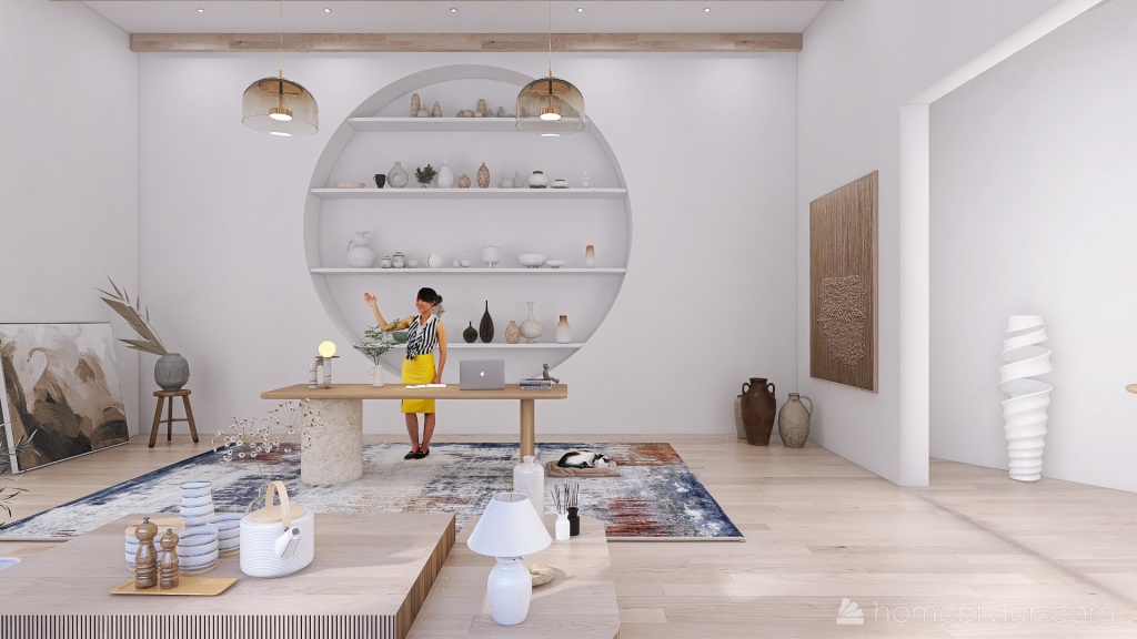 #StoreContest Pottery Studio 3d design renderings