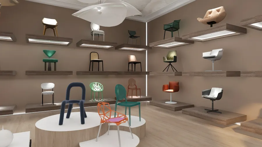 #StoreContest_THE ANGELS' CHAIRS 3d design renderings