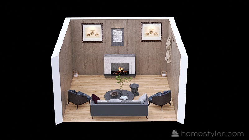 Cottagecore/Minimalist Living Room 3d design picture 21.74