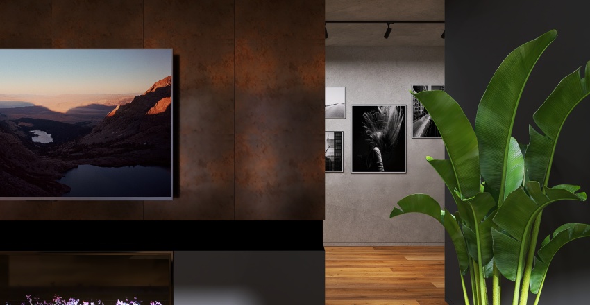 Photographer's apartment 3d design renderings