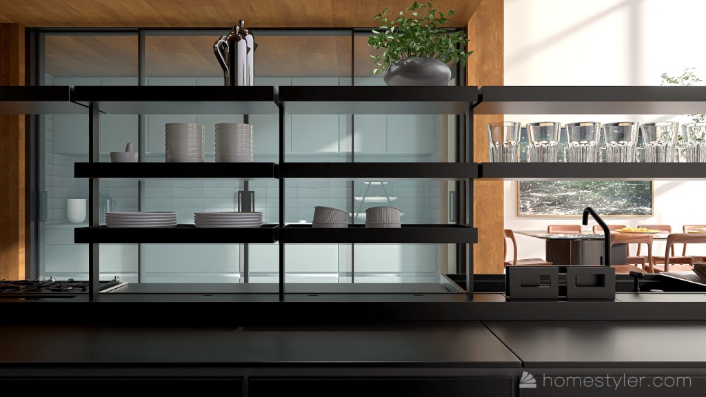 Industrial Penthouse 3d design renderings