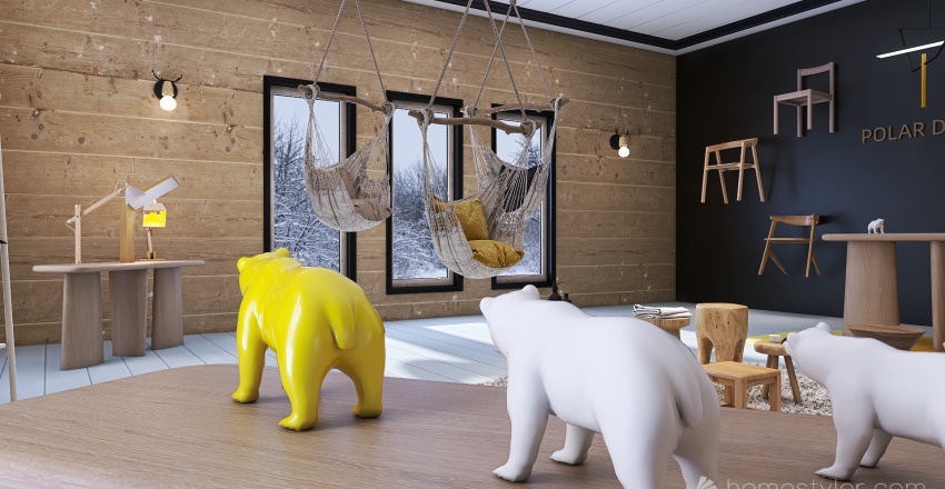 #StoreContest_Polar dsgn&furniture 3d design renderings