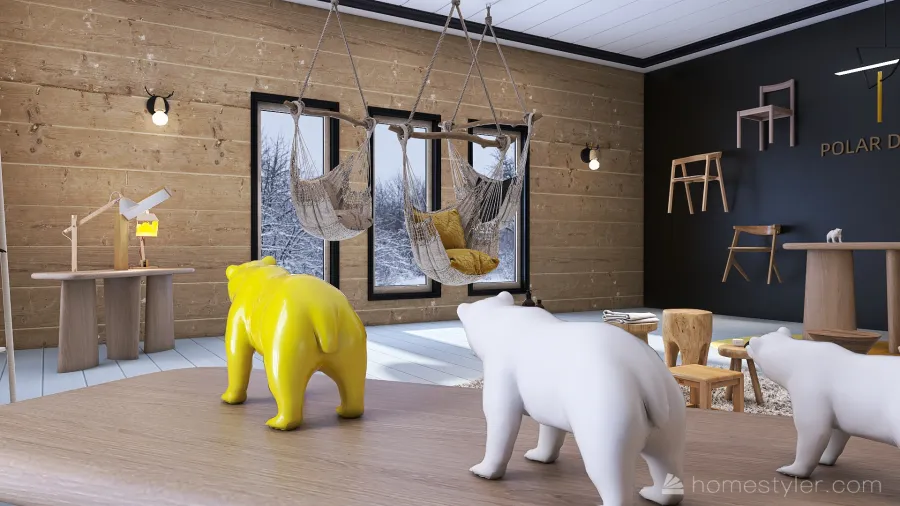 #StoreContest_Polar dsgn&furniture 3d design renderings