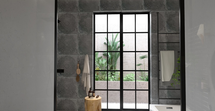 Master Bathroom 3d design renderings
