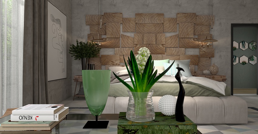 Master Bedroom 3d design renderings