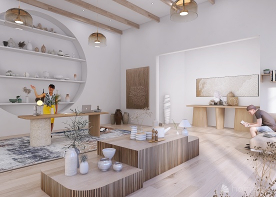 #StoreContest Pottery Studio Design Rendering