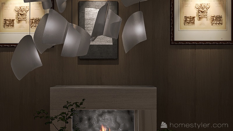 Cottagecore/Minimalist Living Room 3d design renderings
