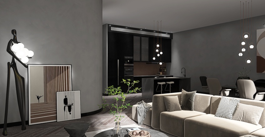 #EmptyRoom - Vic'cozy 3d design renderings