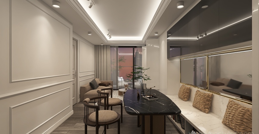 empire city 1Br-1 bedroom 3d design renderings