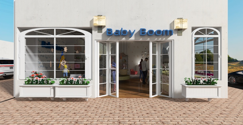 #StoreContest_Baby-Boom 3d design renderings