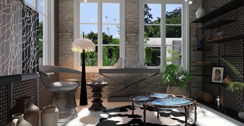 Lounge 3d design renderings