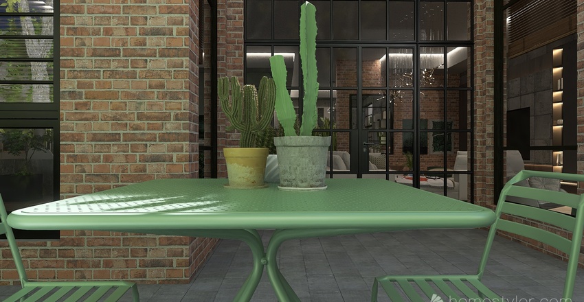 Terrace 3d design renderings