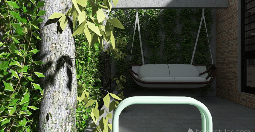 Terrace 3d design renderings