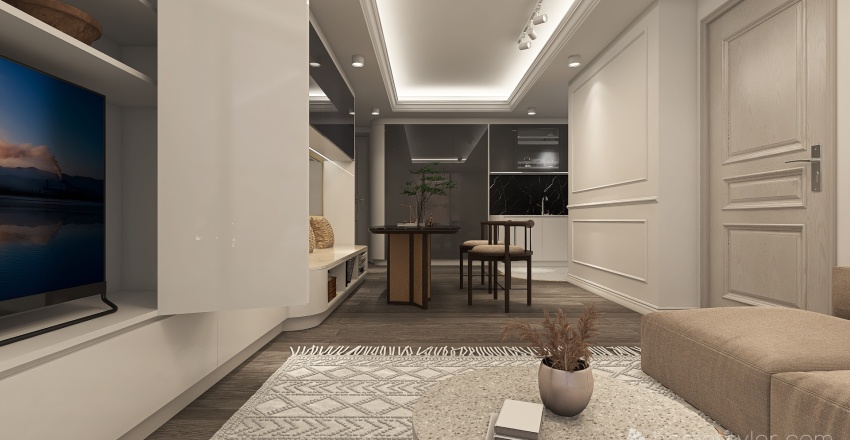 empire city 1Br-1 bedroom 3d design renderings
