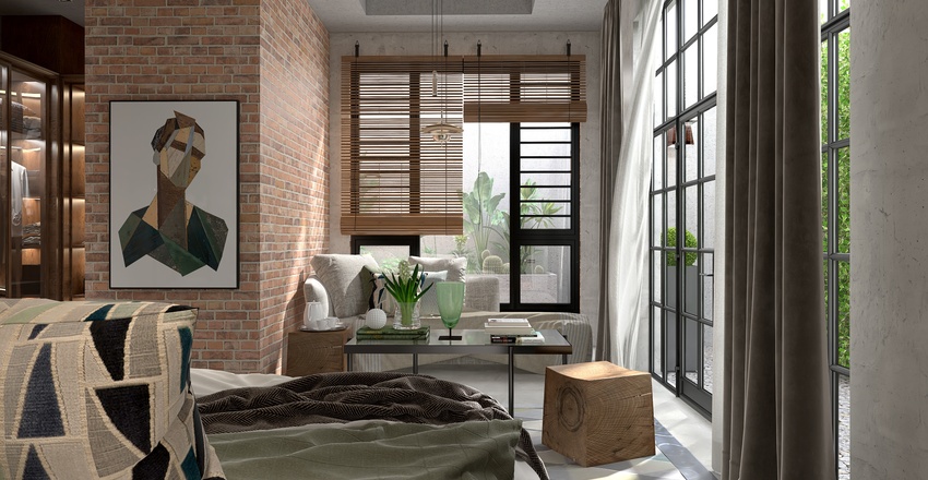 Master Bedroom 3d design renderings