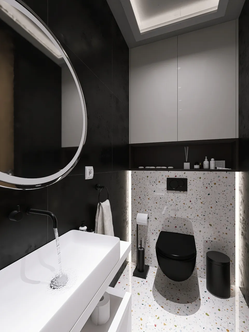 Bathroom 3d design renderings