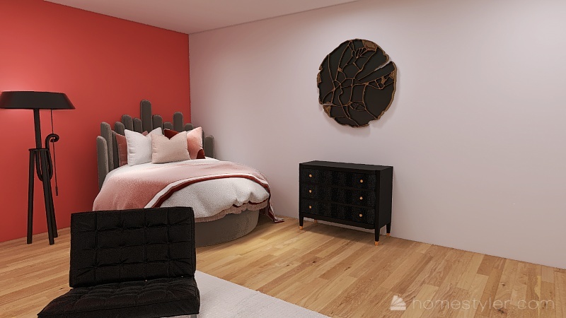 Elegant Bedroom 3d design renderings