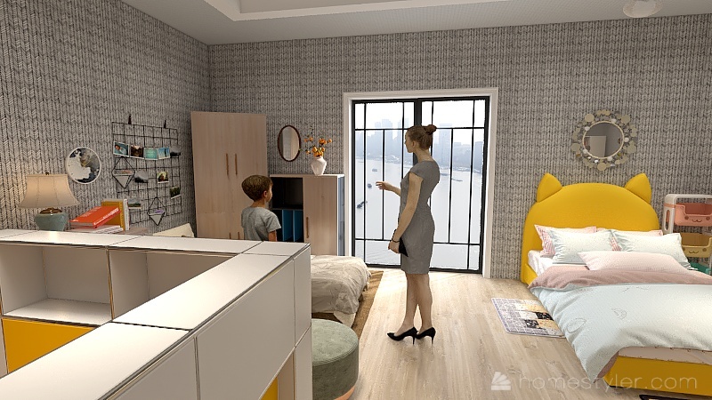 #StoreContest_show room kids 3d design renderings