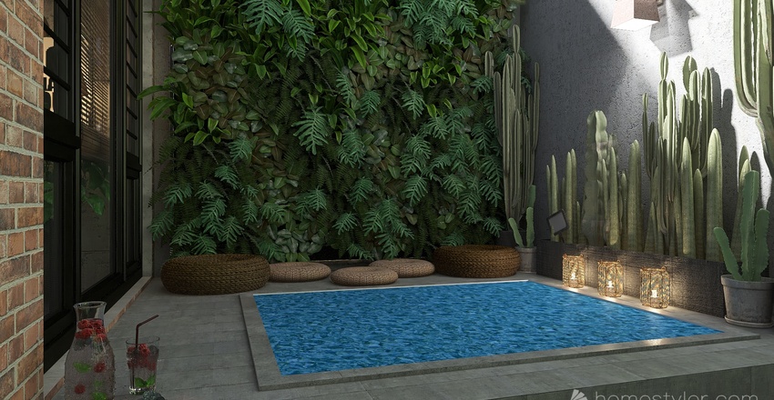 Terrace 3d design renderings