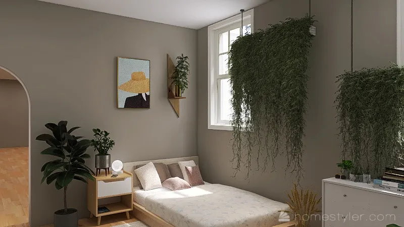Plant Apartment 3d design renderings