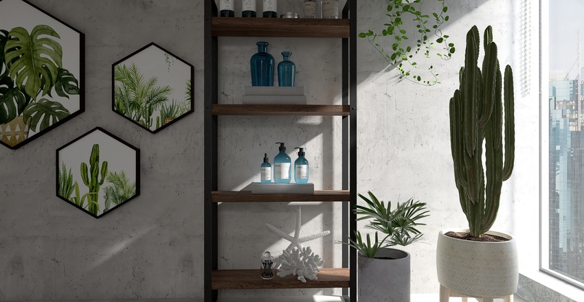 Master Bathroom 3d design renderings