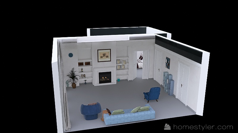 Copy of Room 1- Classic Black and White 3d design picture 73.62