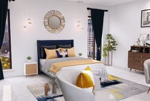 Snazzy Penthouse Room Design Rendering