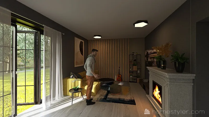 Forest house 3d design renderings