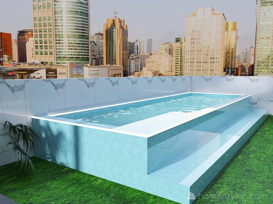 Swimming Pool 3d design renderings